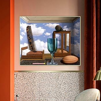 Amazon.co.jp: ルネマグリット「個人的価値、1952年」シュル